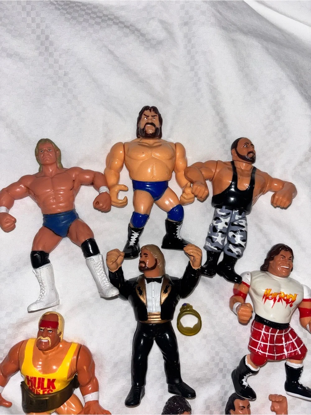 WWF Galoob Wrestling Action Figures Set of 9 Hulk Hogan Ric Flair